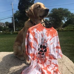 My Dog Leaves Footprints on Fenway Tie-dye